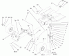 Toro 71228 (17-44HXL) - 17-44HXL Lawn Tractor, 2001 (210000001-210999999) Ersatzteile STEERING ASSEMBLY #1
