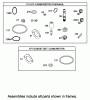 Toro 71228 (17-44HXL) - 17-44HXL Lawn Tractor, 2002 (220010001-220999999) Ersatzteile CARBURETOR OVERHAUL KIT ASSEMBLY ENGINE BRIGGS AND STRATTON MODEL 31F777-0123-E1