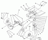 Toro 71228 (17-44HXL) - 17-44HXL Lawn Tractor, 2002 (220010001-220999999) Ersatzteile STEERING COMPONENT ASSEMBLY
