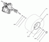 Toro 71228 (17-44HXL) - 17-44HXL Lawn Tractor, 2002 (220010001-220999999) Ersatzteile WHEEL AND TIRE ASSEMBLY