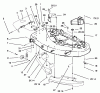 Toro 71228 (17-44HXL) - 17-44HXL Lawn Tractor, 2003 (230000001-230999999) Ersatzteile CHUTE AND RECYCLER ASSEMBLY
