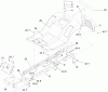 Toro 71228 (17-44HXL) - 17-44HXL Lawn Tractor, 2003 (230000001-230999999) Ersatzteile FRAME AND BODY ASSEMBLY