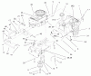 Toro 71233 (17-44HXL) - 17-44HXL Indy Special Edition Lawn Tractor, 2001 (210000001-210999999) Ersatzteile ENGINE SYSTEM ASSEMBLY