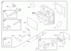 Toro 71242 (16-38HXLE) - 16-38HXLE Lawn Tractor, 2004 (240000001-240999999) Ersatzteile CYLINDER HEAD ASSEMBLY BRIGGS AND STRATTON MODEL 286H77-0121-E1