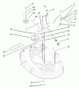 Toro 71243 (17-38HXLE) - 17-38HXLE Lawn Tractor, 2004 (240000001-240999999) Ersatzteile 38IN DECK BLADE DRIVE AND BRAKING ASSEMBLY
