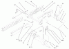 Toro 71243 (17-38HXLE) - 17-38HXLE Lawn Tractor, 2004 (240000001-240999999) Ersatzteile HEIGHT OF CUT ASSEMBLY