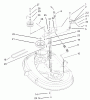 Toro 71245 (14-38HXLE) - 14-38HXLE Lawn Tractor, 2003 (230000001-230999999) Ersatzteile 38IN DECK BLADE DRIVE AND BRAKING ASSEMBLY