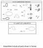 Toro 71245 (14-38HXLE) - 14-38HXLE Lawn Tractor, 2003 (230000001-230999999) Ersatzteile CARBURETOR OVERHAUL KIT ASSEMBLY ENGINE BRIGGS AND STRATTON MODEL 280H07-0160-E1