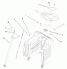 Toro 71245 (14-38HXLE) - 14-38HXLE Lawn Tractor, 2003 (230000001-230999999) Ersatzteile FIXED STEERING ASSEMBLY