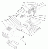 Toro 71245 (14-38HXLE) - 14-38HXLE Lawn Tractor, 2003 (230000001-230999999) Ersatzteile HOOD AND TOWER ASSEMBLY