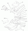 Toro 71245 (14-38HXLE) - 14-38HXLE Lawn Tractor, 2003 (230000001-230999999) Ersatzteile REAR BODY AND SEAT ASSEMBLY