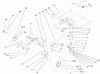 Toro 71245 (14-38HXLE) - 14-38HXLE Lawn Tractor, 2004 (240000001-240999999) Ersatzteile STEERING COMPONENTS ASSEMBLY
