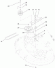 Toro 71246 (XL 380H) - XL 380H Lawn Tractor, 2005 (250000001-250999999) Ersatzteile 38IN DECK BLADE DRIVE ASSEMBLY
