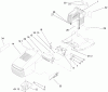 Toro 71246 (XL 380H) - XL 380H Lawn Tractor, 2005 (250000001-250999999) Ersatzteile HOOD AND TOWER ASSEMBLY
