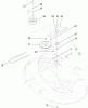 Toro 71246 (XL 380H) - XL 380H Lawn Tractor, 2007 (270000001-270999999) Ersatzteile 38IN DECK BLADE DRIVE ASSEMBLY
