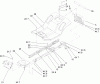 Toro 71246 (XL 380H) - XL 380H Lawn Tractor, 2007 (270000001-270999999) Ersatzteile FRAME AND BODY ASSEMBLY