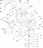 Toro 71252 (XL 380H) - XL 380H Lawn Tractor, 2010 (310000001-310002000) Ersatzteile 38 INCH DECK, SPINDLE AND BLADE ASSEMBLY