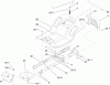 Toro 71252 (XL 380H) - XL 380H Lawn Tractor, 2010 (310000001-310002000) Ersatzteile FRAME AND BODY ASSEMBLY