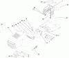 Toro 71252 (XL 380H) - XL 380H Lawn Tractor, 2010 (310000001-310002000) Ersatzteile HOOD AND TOWER ASSEMBLY
