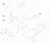 Toro 71254 (XLS 380) - XLS 380 Lawn Tractor, 2011 (311000001-311999999) Ersatzteile HOOD AND GRILL ASSEMBLY