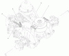 Toro 71255 (XLS 420T) - XLS 420T Lawn Tractor, 2012 (SN 312000001-312999999) Ersatzteile TRANSMISSION ASSEMBLY NO. 121-3956