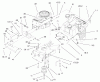 Toro 71282 (17-44HXLE) - 17-44HXLE Lawn Tractor, 2001 (210000001-210999999) Ersatzteile ENGINE SYSTEM ASSEMBLY