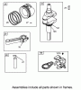 Toro 71283 (17-44HXLE) - 17-44HXLE Lawn Tractor, 2002 (220010001-220999999) Ersatzteile CRANKSHAFT ASSEMBLY ENGINE BRIGGS AND STRATTON MODEL 31F777-0123-E1