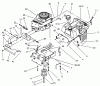 Toro 71283 (17-44HXLE) - 17-44HXLE Lawn Tractor, 2002 (220010001-220999999) Ersatzteile ENGINE SYSTEM ASSEMBLY