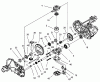 Toro 71283 (17-44HXLE) - 17-44HXLE Lawn Tractor, 2002 (220010001-220999999) Ersatzteile GEAR ASSEMBLY