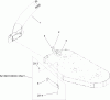 Toro 79155 - 48" and 52" Bagger, TITAN Zero-Turn-Radius Riding Mower, 2008 (280000001-280999999) Ersatzteile BAFFLE AND BOOT MOUNT ASSEMBLY