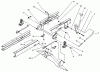 Toro 71283 (17-44HXLE) - 17-44HXLE Lawn Tractor, 2002 (220010001-220999999) Ersatzteile HEIGHT OF CUT ASSEMBLY