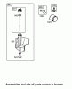 Toro 71283 (17-44HXLE) - 17-44HXLE Lawn Tractor, 2002 (220010001-220999999) Ersatzteile OIL FILTER, TUBE AND PUMP ASSEMBLY ENGINE BRIGGS AND STRATTON MODEL 31F777-0123-E1