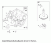 Toro 71283 (17-44HXLE) - 17-44HXLE Lawn Tractor, 2004 (240000001-240999999) Ersatzteile CRANKCASE ASSEMBLY BRIGGS AND STRATTON 31F777-0123-E1