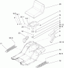 Toro 71283 (17-44HXLE) - 17-44HXLE Lawn Tractor, 2004 (240000001-240999999) Ersatzteile REAR BODY AND SEAT ASSEMBLY