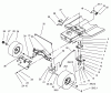 Toro 71283 (17-44HXLE) - 17-44HXLE Lawn Tractor, 2004 (240000001-240999999) Ersatzteile STEERING COMPONENT ASSEMBLY