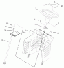 Toro 71285 (18-44HXLE) - 18-44HXLE Lawn Tractor, 2004 (240000001-240999999) Ersatzteile FIXED STEERING ASSEMBLY