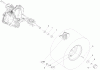 Toro 71285 (18-44HXLE) - 18-44HXLE Lawn Tractor, 2004 (240000001-240999999) Ersatzteile WHEEL AND TIRE ASSEMBLY