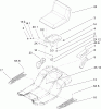 Toro 71286 (XL 440H) - XL 440H Lawn Tractor, 2007 (270000001-270999999) Ersatzteile REAR BODY AND SEAT ASSEMBLY