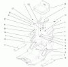 Toro 71300 (12-32XL) - 12-32XL Lawn Tractor, 2000 (200000001-200999999) Ersatzteile REAR BODY & SEAT ASSEMBLY