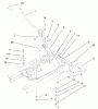 Toro 71300 (12-32XL) - 12-32XL Lawn Tractor, 2000 (200000001-200999999) Ersatzteile SHIFTING COMPONENTS ASSEMBLY