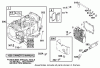 Toro 71301 (12.5-32XLE) - 12.5-32XLE Lawn Tractor, 2001 (210000001-210999999) Ersatzteile CYLINDER ASSEMBLY ENGINE BRIGGS AND STRATTON MODEL 288707-1142-E1