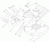Toro 71301 (12.5-32XLE) - 12.5-32XLE Lawn Tractor, 2001 (210000001-210999999) Ersatzteile DECK BLADE DRIVE AND BRAKING ASSEMBLY