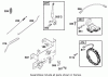 Toro 71301 (12.5-32XLE) - 12.5-32XLE Lawn Tractor, 2001 (210000001-210999999) Ersatzteile GOVERNOR ASSEMBLY ENGINE BRIGGS AND STRATTON MODEL 288707-1142-E1
