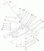 Toro 71301 (12.5-32XLE) - 12.5-32XLE Lawn Tractor, 2001 (210000001-210999999) Ersatzteile SHIFT ASSEMBLY