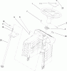 Toro 71427 (XL 380) - XL 380 Lawn Tractor, 2005 (250000001-250999999) Ersatzteile FIXED STEERING ASSEMBLY