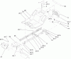Toro 71427 (XL 380) - XL 380 Lawn Tractor, 2005 (250000001-250999999) Ersatzteile FRAME AND BODY ASSEMBLY