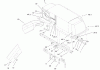 Toro 79160 - 44" Vac Bagger, TimeCutter ZX Riding Mowers, 2006 (260000001-260999999) Ersatzteile BAG TOP ASSEMBLY