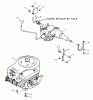 Toro 72-08BP01 (A-90) - A-90 36" 4-Speed Tractor, 1977 Ersatzteile ENGINE AND TRANSMISSION