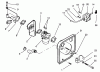 Toro 72040 (244-5) - 244-5 Yard Tractor, 1993 (3900001-3999999) Ersatzteile CARBURETOR AND FUEL PUMP