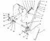 Toro 72040 (244-5) - 244-5 Yard Tractor, 1993 (3900001-3999999) Ersatzteile LIFT BAR LINKAGE ASSEMBLY
